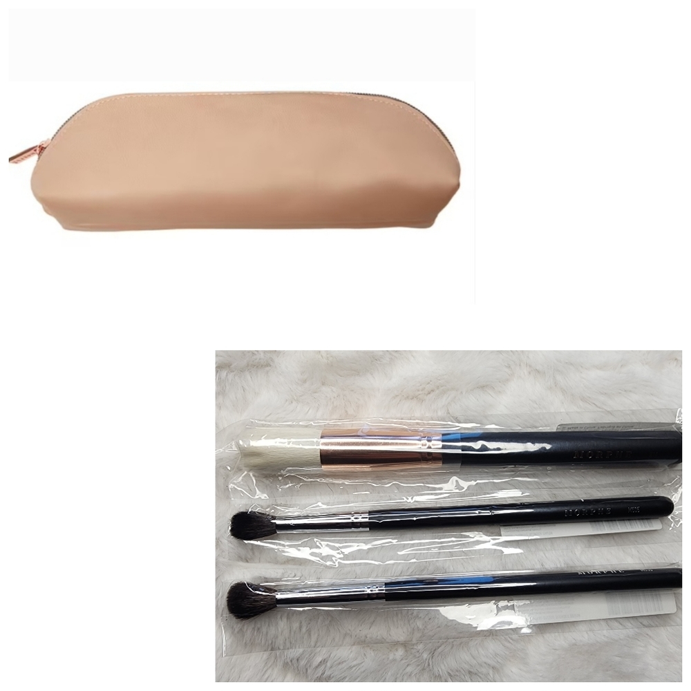 🆕️MORPHE 3 Piece Makeup Brushes & Bag